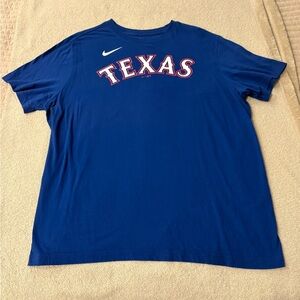 Official MLB Nike Texas Rangers Tee